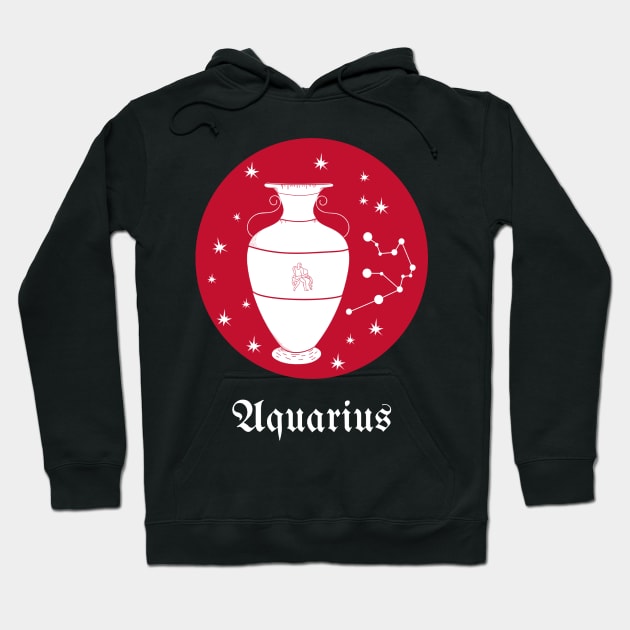 AQUARIUS HOROSCOPE Hoodie by Top To Bottom